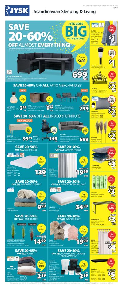 JYSK Flyer May 8 to 14