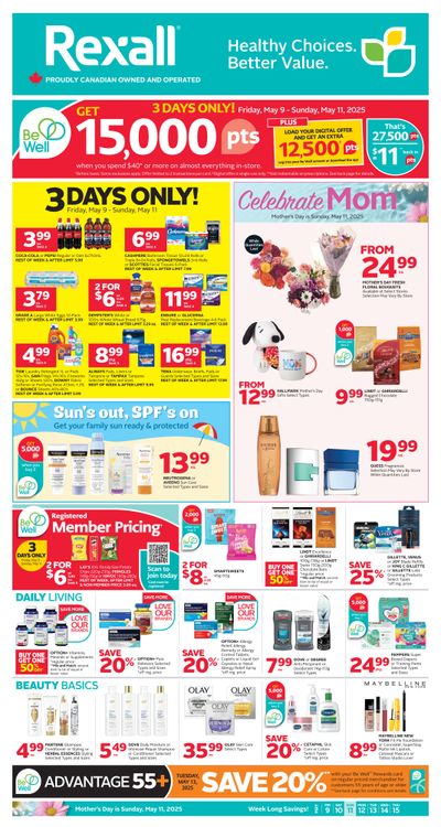Rexall (ON) Flyer May 9 to 15 Rexall (ON) Flyer May 9 to 15