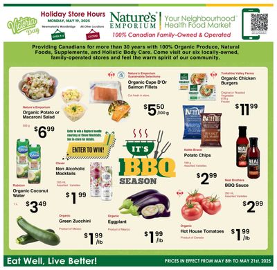 Nature's Emporium Bi-Weekly Flyer May 8 to 21 Nature's Emporium Bi-Weekly Flyer May 8 to 21