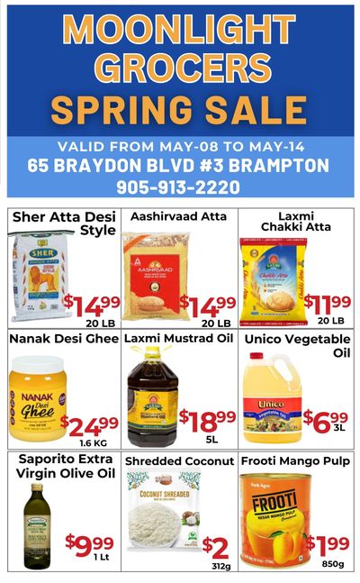 Moonlight Grocers Flyer May 8 to 14 Moonlight Grocers Flyer May 8 to 14
