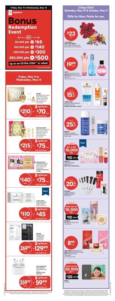Shoppers Drug Mart (West) Flyer May 10 to 15 Shoppers Drug Mart (West) Flyer May 10 to 15