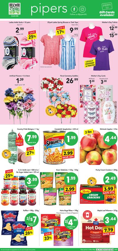 Pipers Superstore Flyer May 8 to 14 Pipers Superstore Flyer May 8 to 14