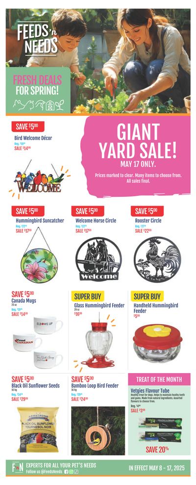 ShurGain Feeds'n Needs Flyer May 8 to 17 ShurGain Feeds'n Needs Flyer May 8 to 17