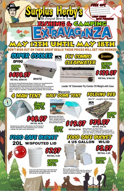 Surplus Herby’s Flyer May 12 to 18 Surplus Herby’s Flyer May 12 to 18
