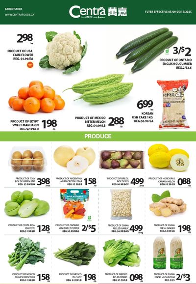 Centra Foods (Barrie) Flyer May 9 to 15