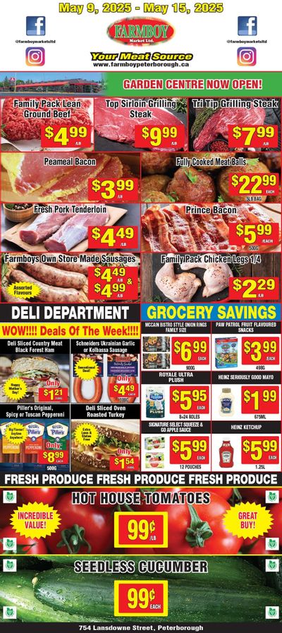 Farmboy Peterborough Flyer May 9 to 15 Farmboy Peterborough Flyer May 9 to 15