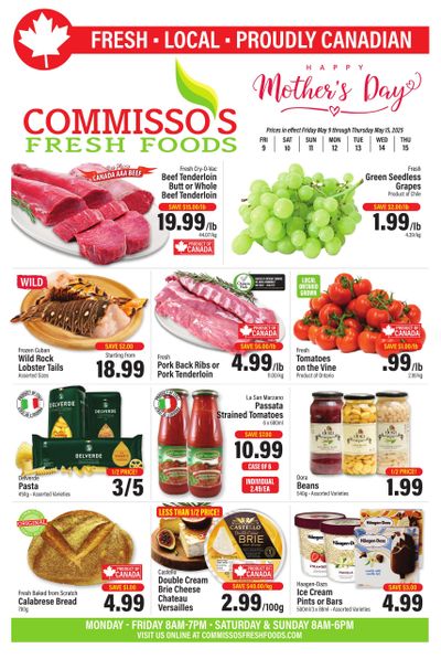 Commisso's Fresh Foods Flyer May 9 to 15 Commisso's Fresh Foods Flyer May 9 to 15