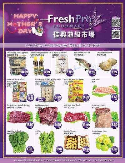 FreshPro Foodmart (Richmond Hill) Flyer May 9 to 15
