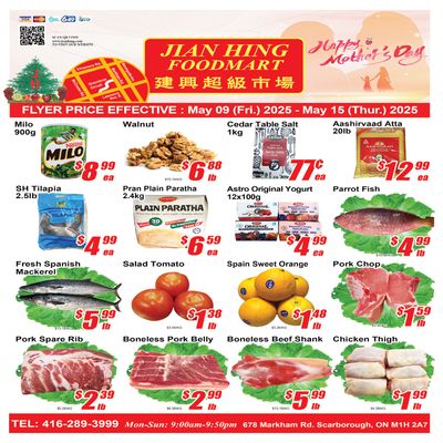 Jian Hing Foodmart (Scarborough) Flyer May 9 to 15