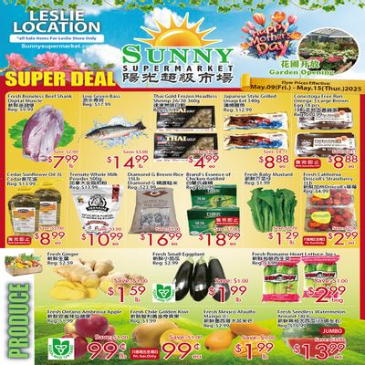 Sunny Supermarket (Leslie) Flyer May 9 to 15