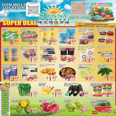 Sunny Foodmart (Don Mills) Flyer May 9 to 15