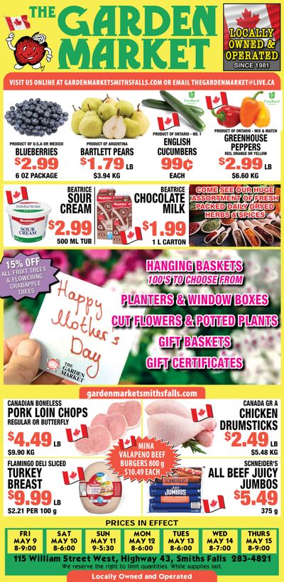 The Garden Market Flyer May 9 to 15