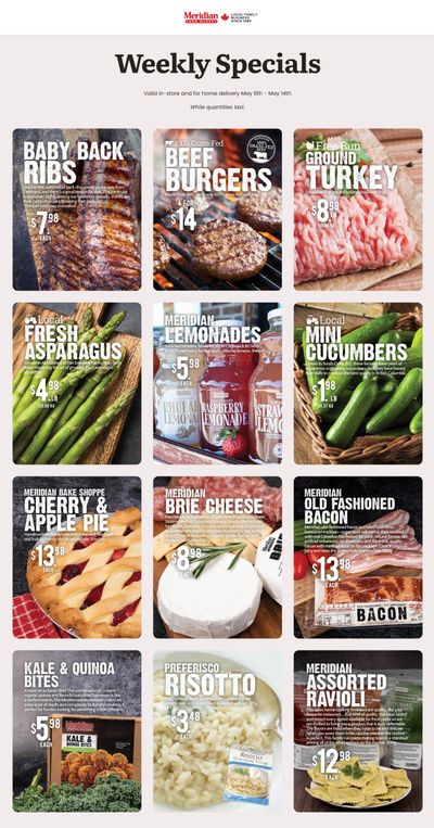Meridian Farm Market Flyer May 8 to 14 Meridian Farm Market Flyer May 8 to 14