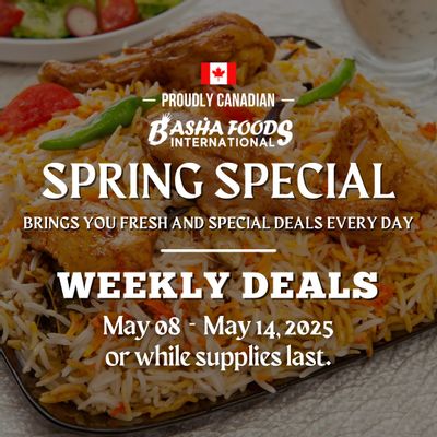 Basha Foods International Flyer May 8 to 14 Basha Foods International Flyer May 8 to 14