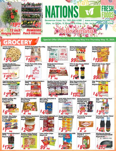 Nations Fresh Foods (Brampton) Flyer May 9 to 15
