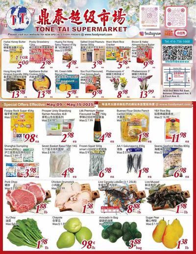 Tone Tai Supermarket Flyer May 9 to 15 Tone Tai Supermarket Flyer May 9 to 15