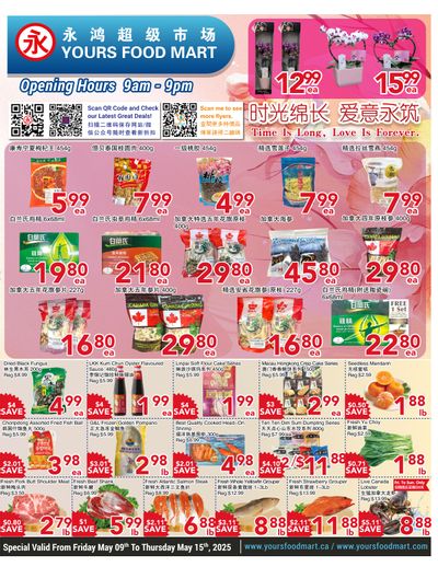 Yours Food Mart Flyer May 9 to 15 Yours Food Mart Flyer May 9 to 15