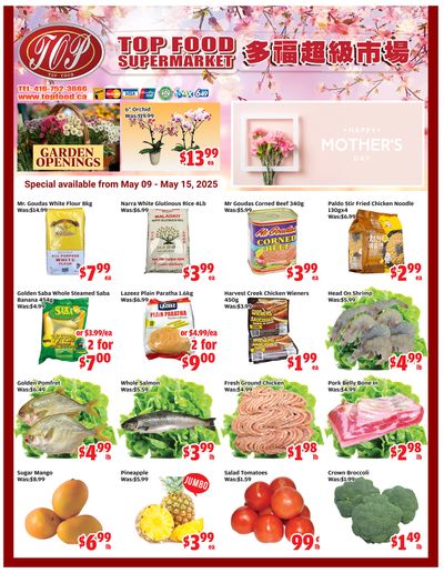 Top Food Supermarket Flyer May 9 to 15 Top Food Supermarket Flyer May 9 to 15