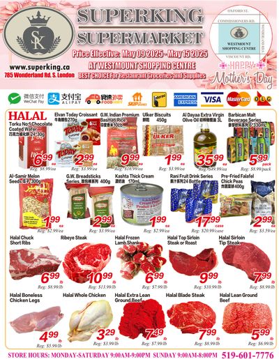 Superking Supermarket (London) Flyer May 9 to 15 Superking Supermarket (London) Flyer May 9 to 15