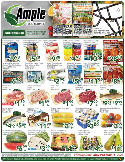 Ample Food Market (North York) Flyer May 9 to 15