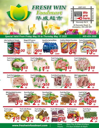 Fresh Win Foodmart Flyer May 9 to 15 Fresh Win Foodmart Flyer May 9 to 15