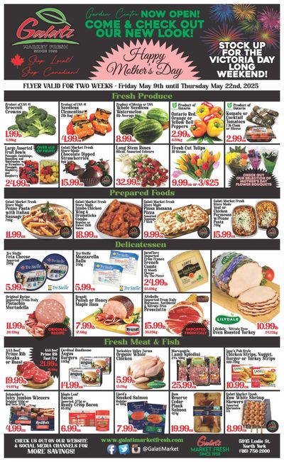 Galati Market Fresh Flyer May 9 to 22 Galati Market Fresh Flyer May 9 to 22