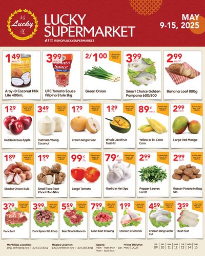 Lucky Supermarket (Winnipeg) Flyer May 9 to 15