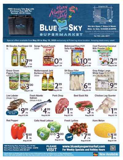 Blue Sky Supermarket (Pickering) Flyer May 9 to 15