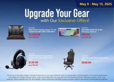 Canada Computers Flyer May 9 to 15