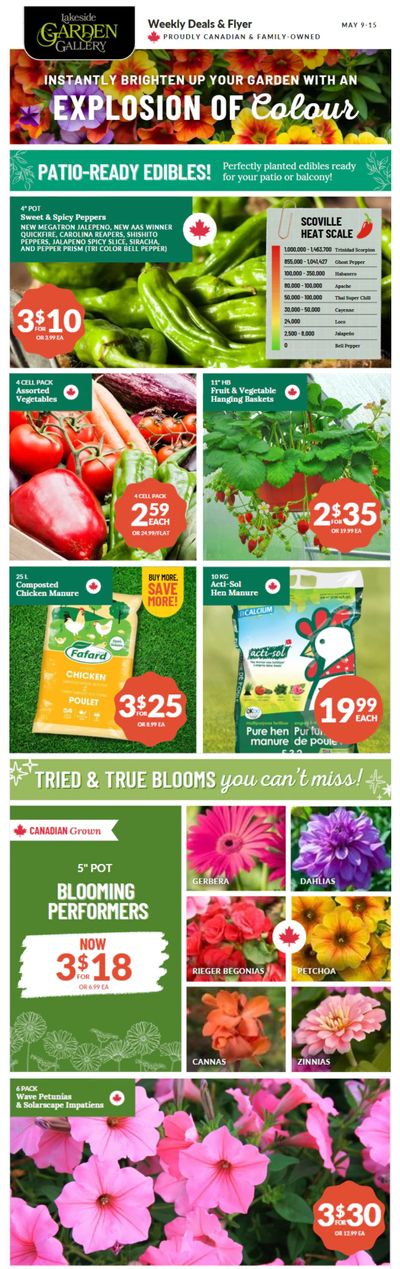 Lakeside Garden Gallery Flyer May 9 to 15
