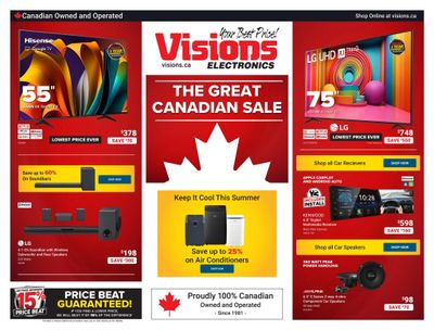 Visions Electronics Flyer May 9 to 15 Visions Electronics Flyer May 9 to 15
