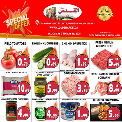 Al-Quds Supermarket Flyer May 9 to 15 Al-Quds Supermarket Flyer May 9 to 15