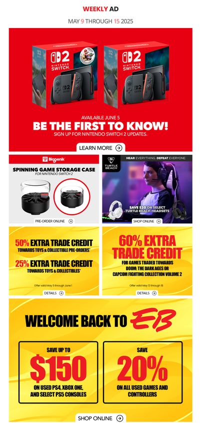GameStop Flyer May 9 to 15 GameStop Flyer May 9 to 15