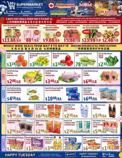 88 Supermarket Flyer May 9 to 15 88 Supermarket Flyer May 9 to 15