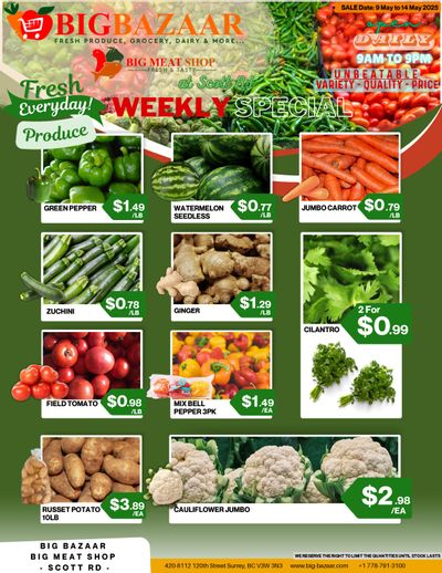 Big Bazaar Canada Flyer May 9 to 14