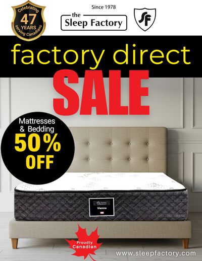 The Sleep Factory Flyer May 15 to June 15 The Sleep Factory Flyer May 15 to June 15