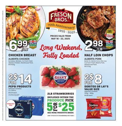 Freson Bros. Flyer May 16 to 22 Freson Bros. Flyer May 16 to 22