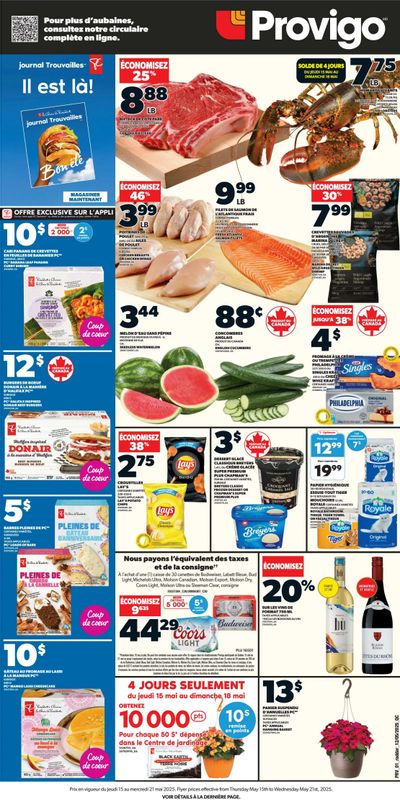 Provigo Flyer May 15 to 21 Provigo Flyer May 15 to 21