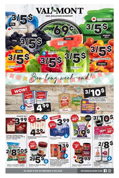 Val-Mont Flyer May 15 to 21 Val-Mont Flyer May 15 to 21
