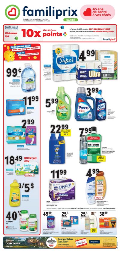 Familiprix Sante Flyer May 15 to 21