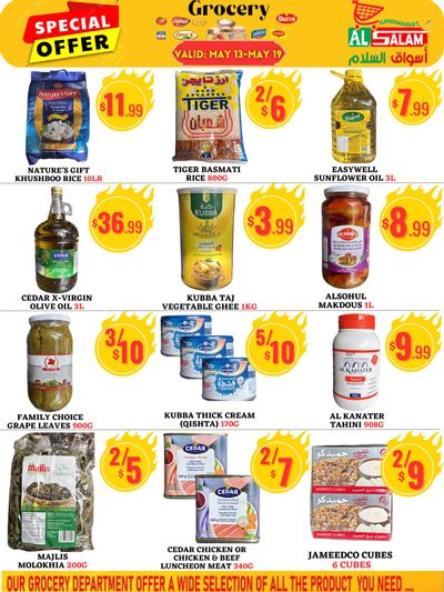 Al-Salam Supermarket Flyer May 13 to 19