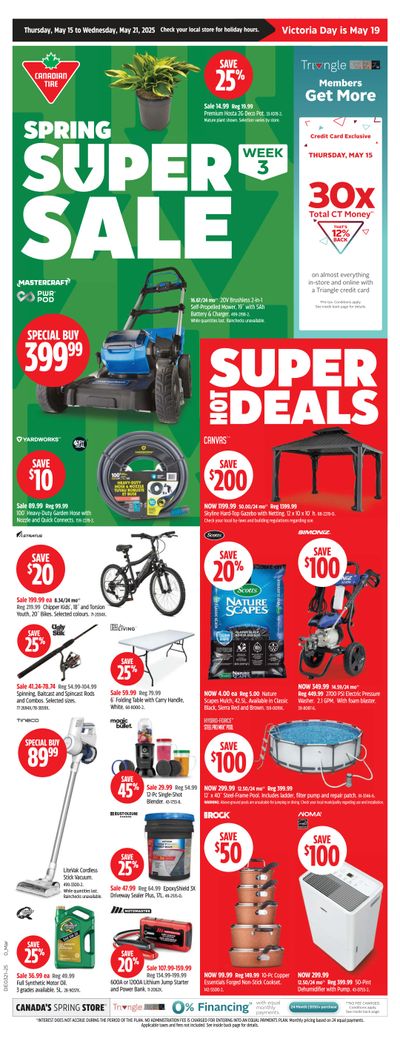 Canadian Tire (Atlantic) Flyer May 15 to 21