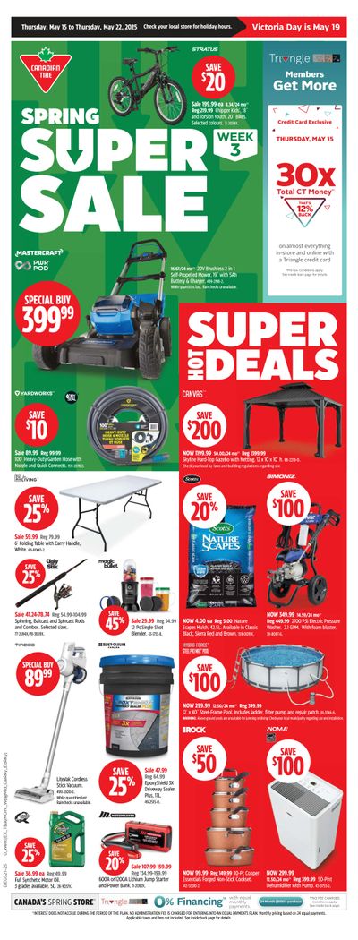 Canadian Tire (West) Flyer May 15 to 22