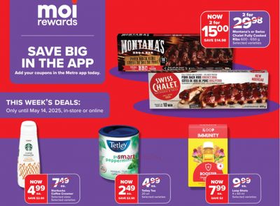 Metro Ontario: Montana’s or Swiss Chalet Fully Cooked Ribs 2/$15 (Save $14.98!) Metro Ontario: Montana’s or Swiss Chalet Fully Cooked Ribs 2/$15 (Save $14.98!)