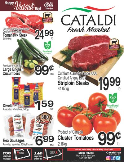 Cataldi Fresh Market Flyer May 14 to 20 Cataldi Fresh Market Flyer May 14 to 20