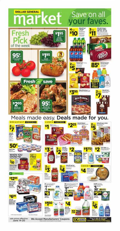 Dollar General Weekly Ad & Flyer June 14 to 20