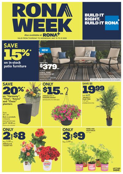 Rona & Rona+ (West) Flyer May 15 to 21