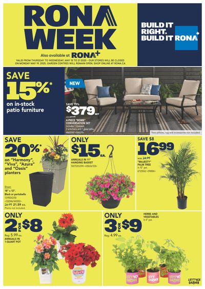 Rona & Rona+ (ON) Flyer May 15 to 21