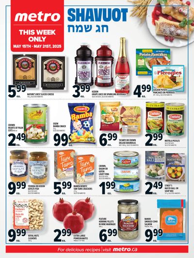 Metro (ON) Shavuot Flyer May 15 to 21