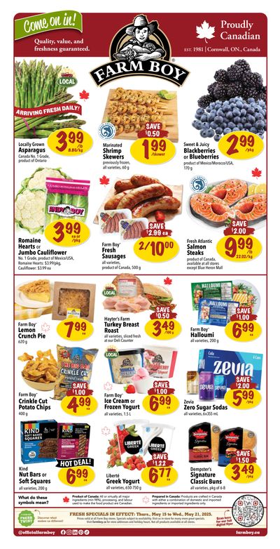 Farm Boy Flyer May 15 to 21 Farm Boy Flyer May 15 to 21